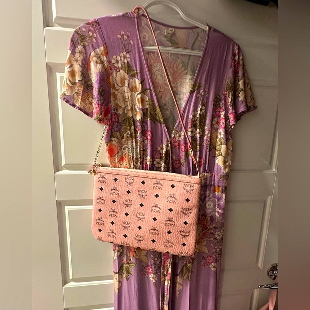 💖SOLD💖 MCM PINK POUCH IN VISETOS ORIGINAL - Picture 4 of 9